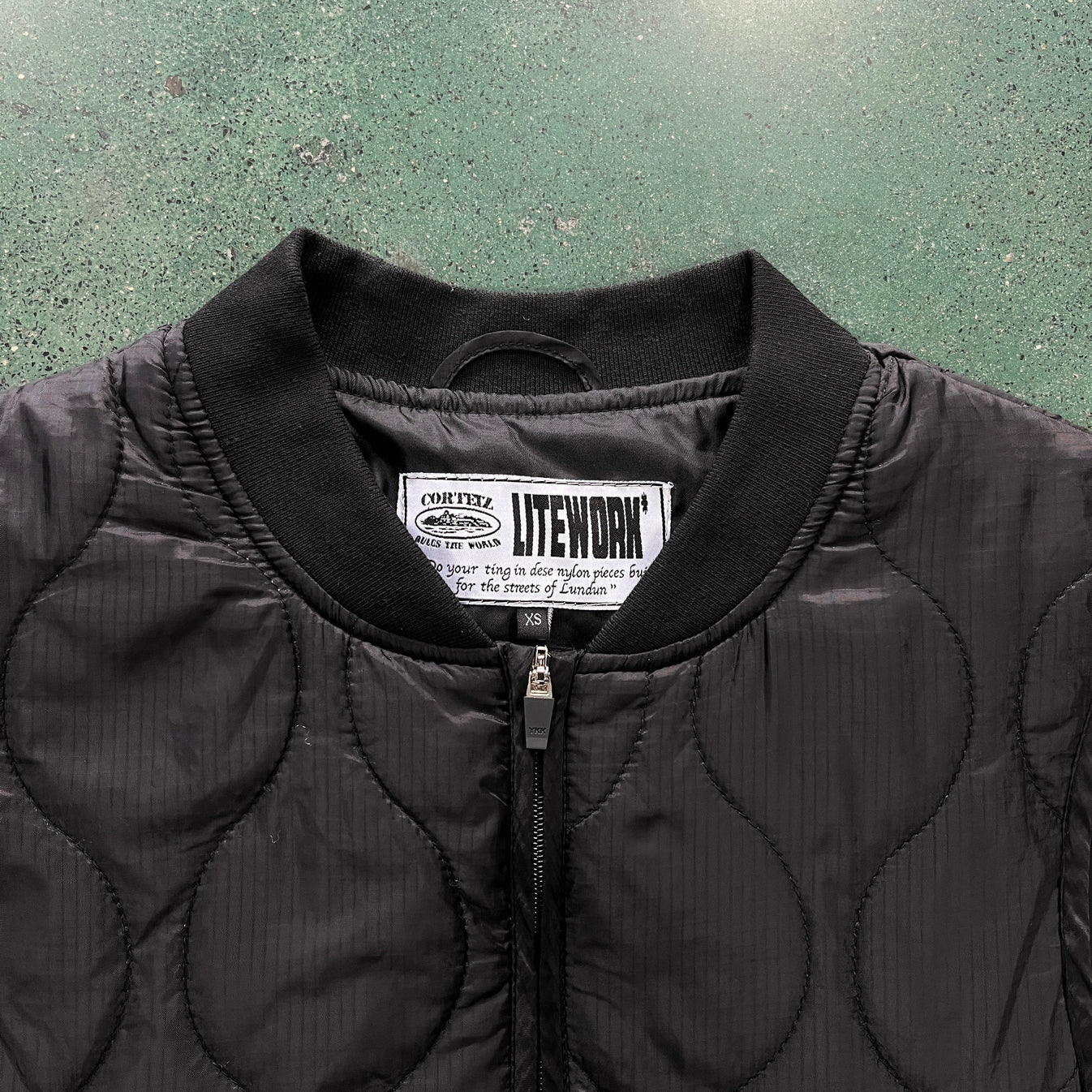 Crtez Guerillaz Lightweight Quilted Vest - Black