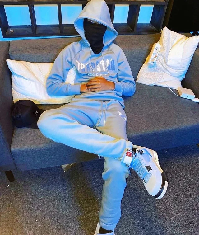 TS Chenille Decoded Tracksuit - Citadel/White