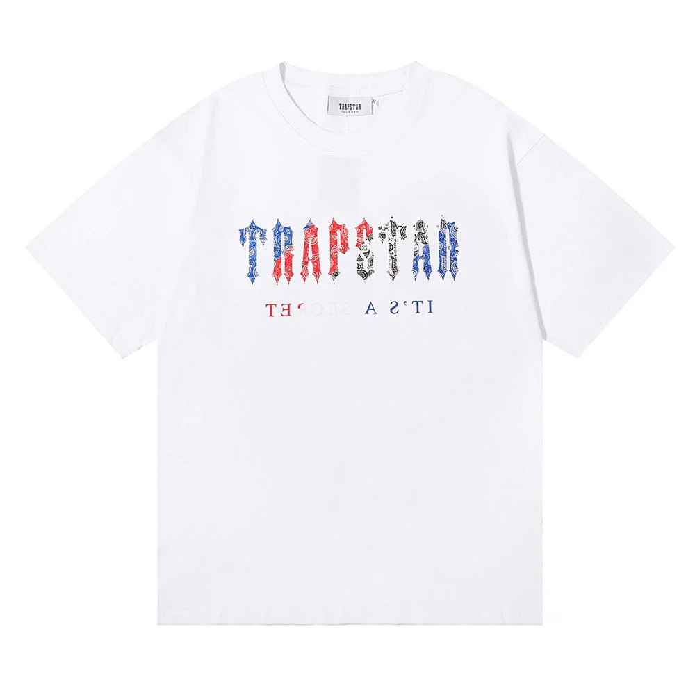 TS Letter Color T-Shirt - Black/White