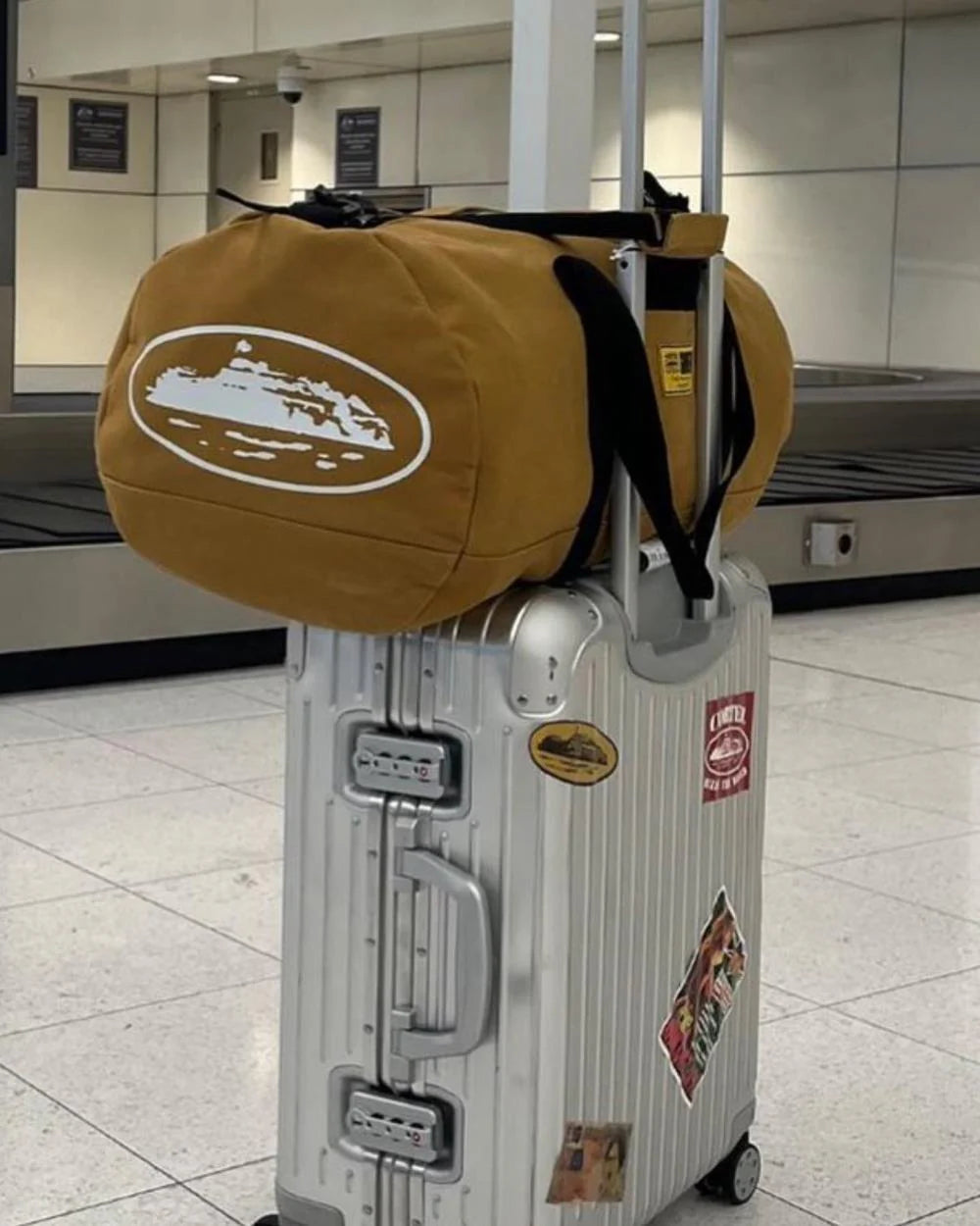 Crtez Alcatraz Duffle Bag - Yellow