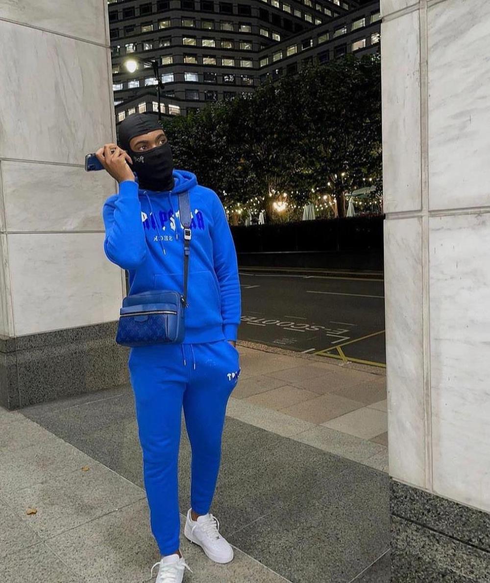 TS Chenille Decoded Tracksuit - Blue