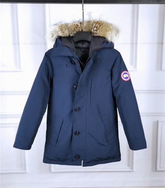 Canada Goose Fur Jacket - Navy