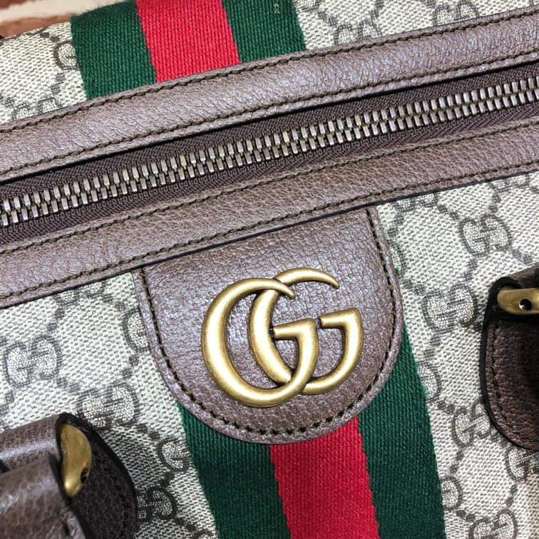 Gucci Savoy Medium Duffle Bag - Beige