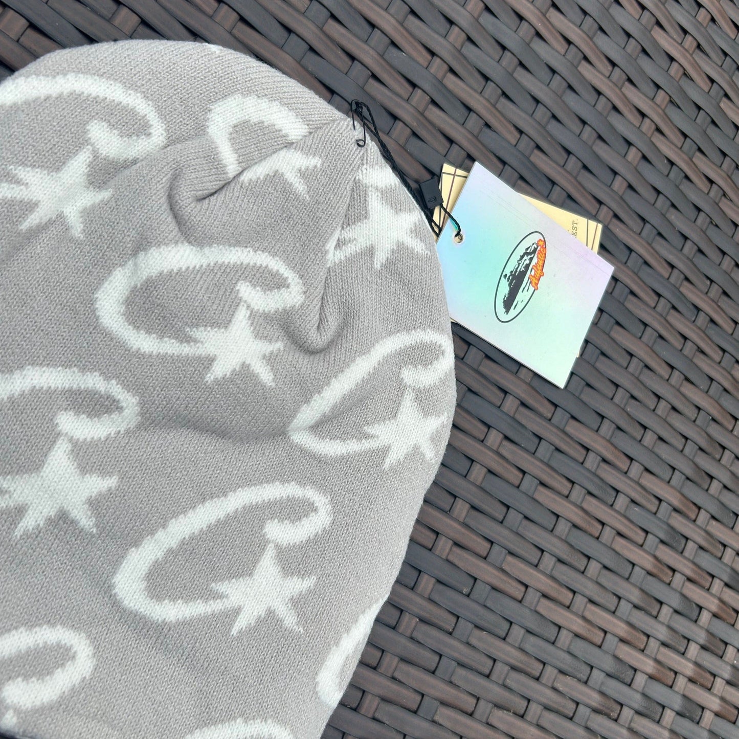 Crtez C-Starz Monogram Beanie - Grey