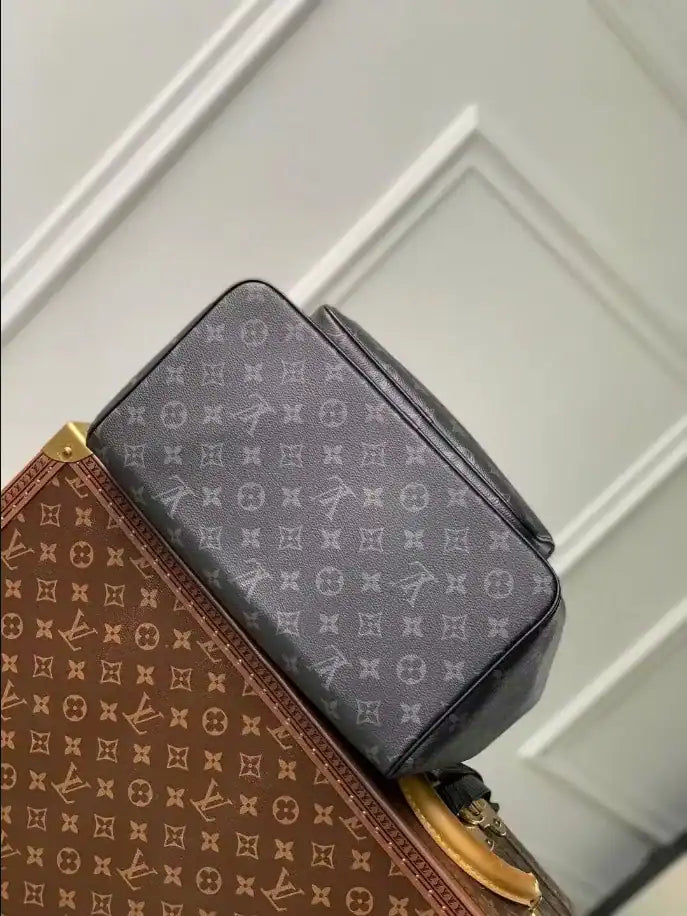LV Montsouris Backpack - Black