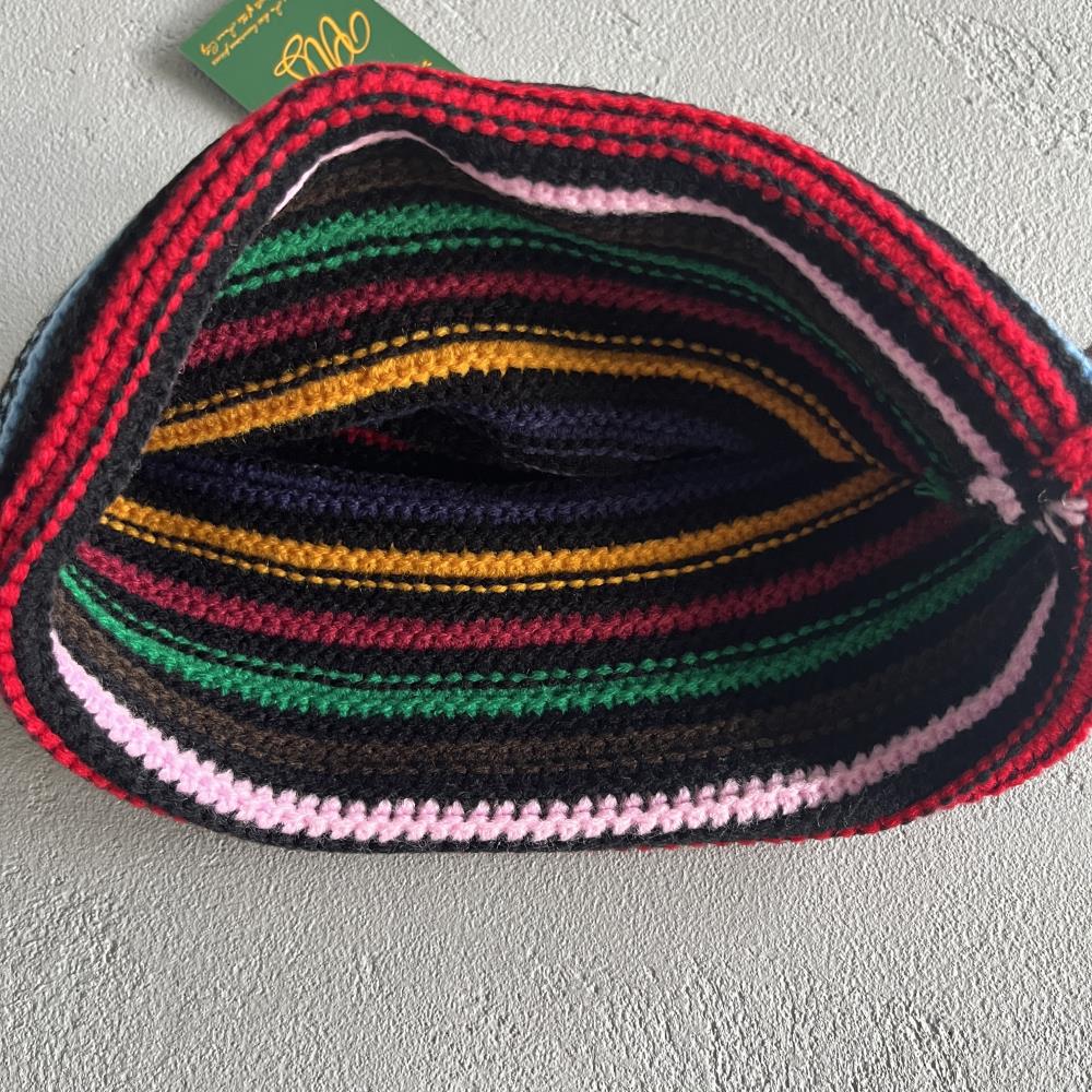 Crtez Striped Cold Hat - Black