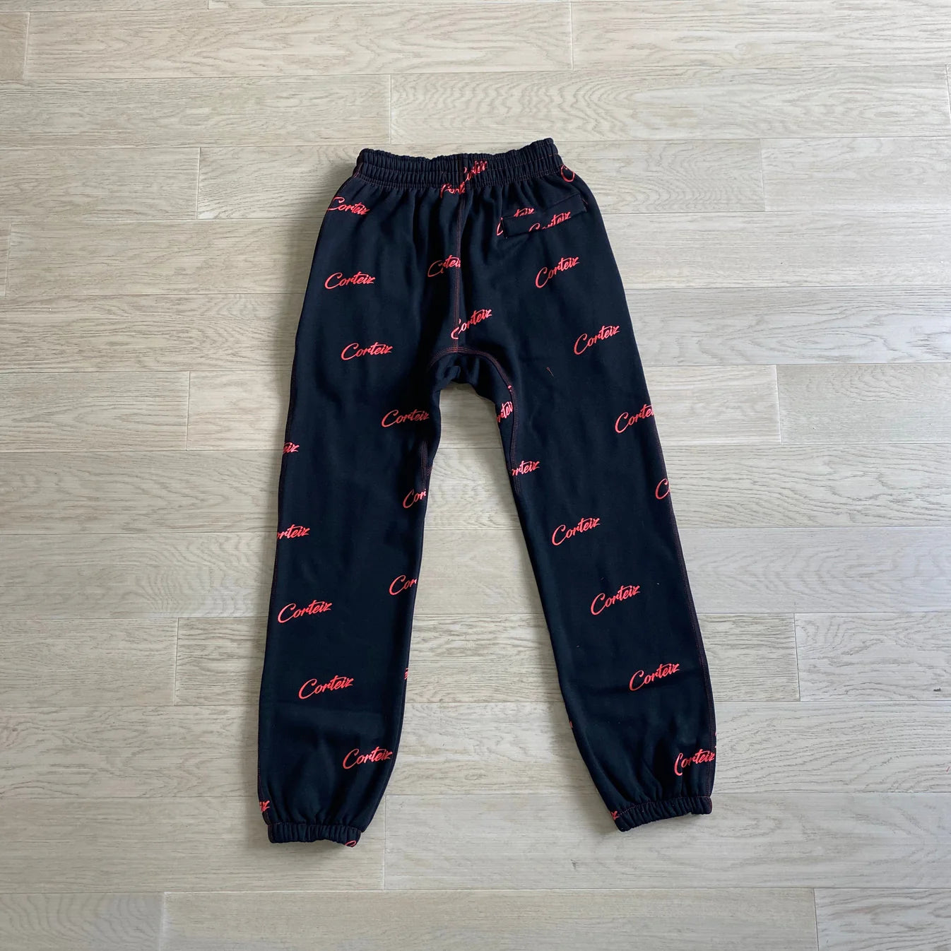 Crtez All Over Print Joggers - Black/Red