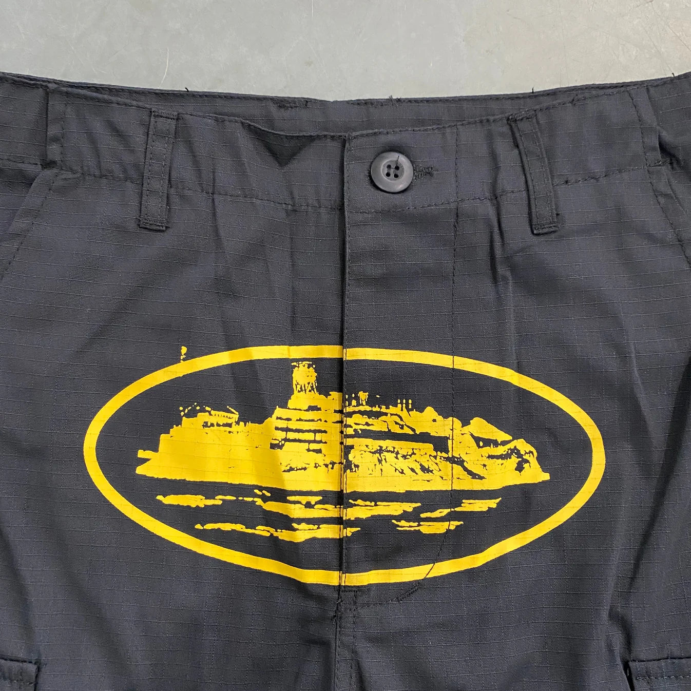 Crtez Mula Guerillaz Shorts - Black/Yellow