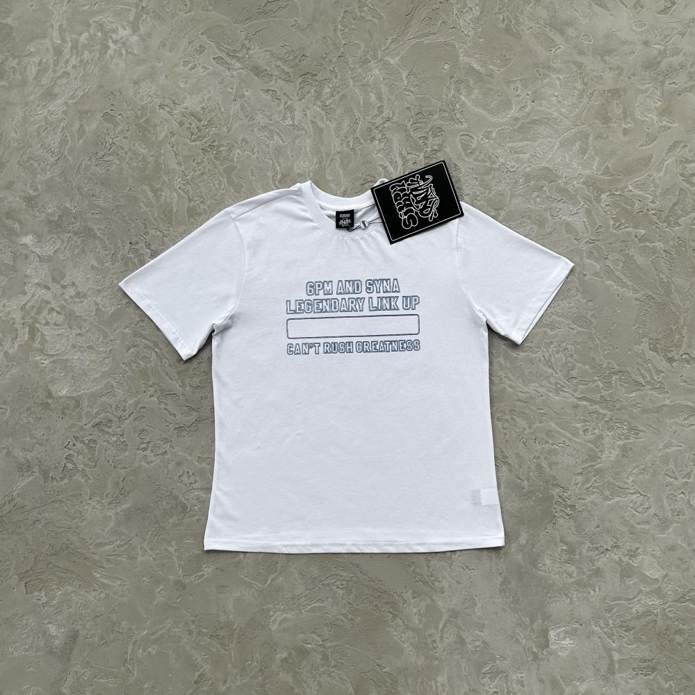 Syn Can't Rush Greatness T-Shirt - White