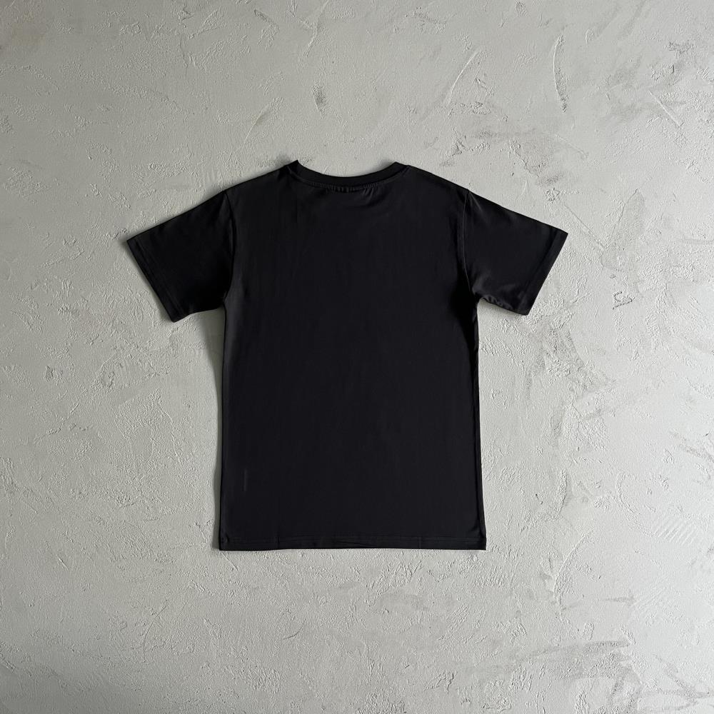 TS Script Fade T-Shirt - Black/Blue