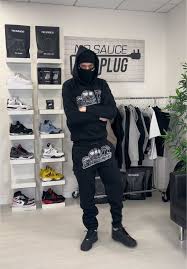 TS Shooter Tracksuit - Black/Grey