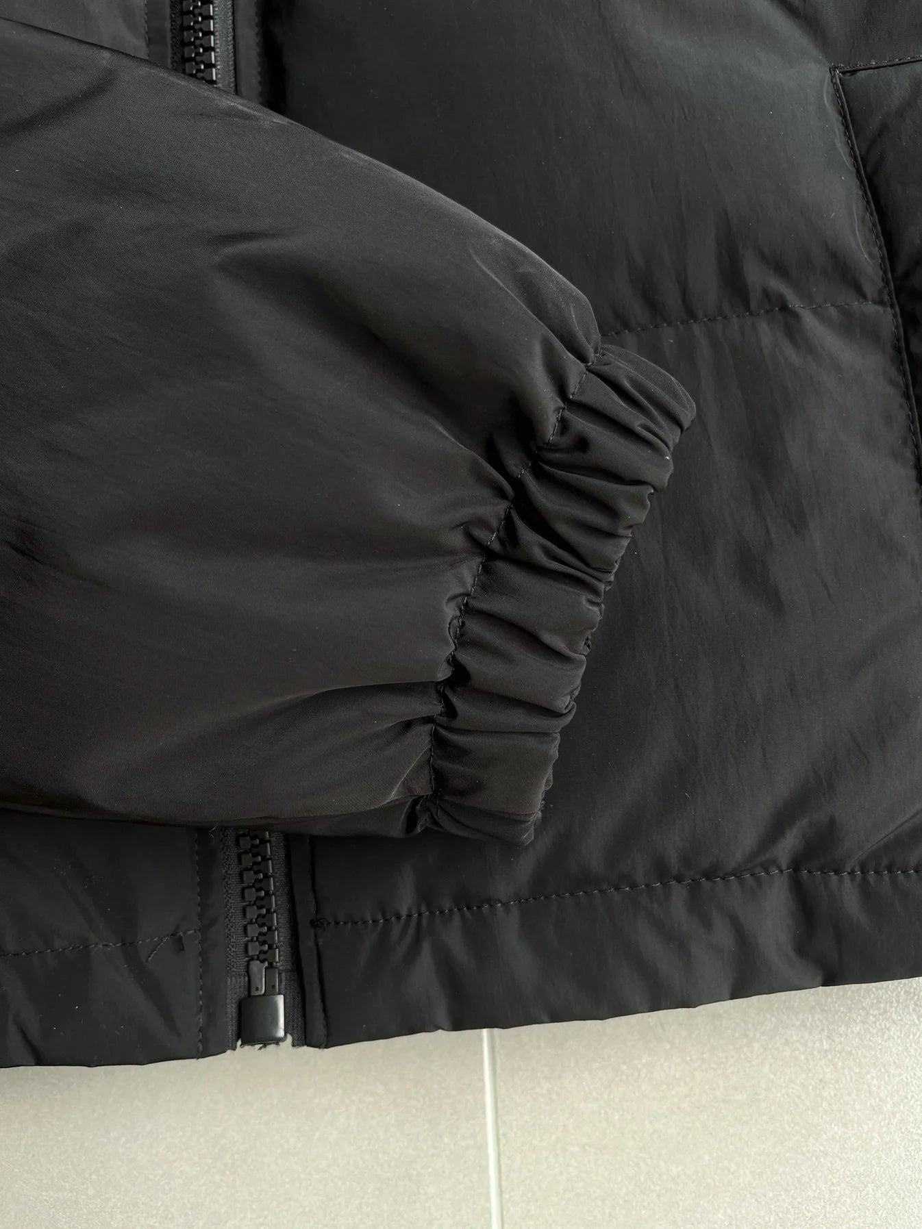 TS Women's Detachable Hooded Puffer - Black
