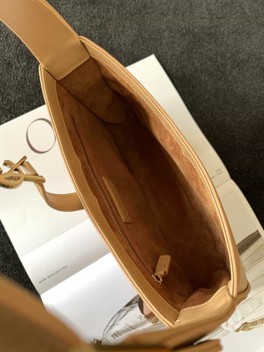 YSL 5A7 Hobo Bag - Beige