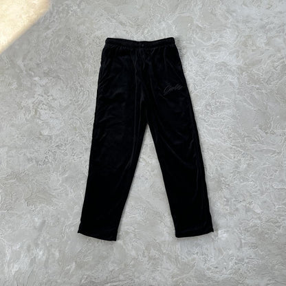 Crtez Velvet Tracksuit - Black/Black