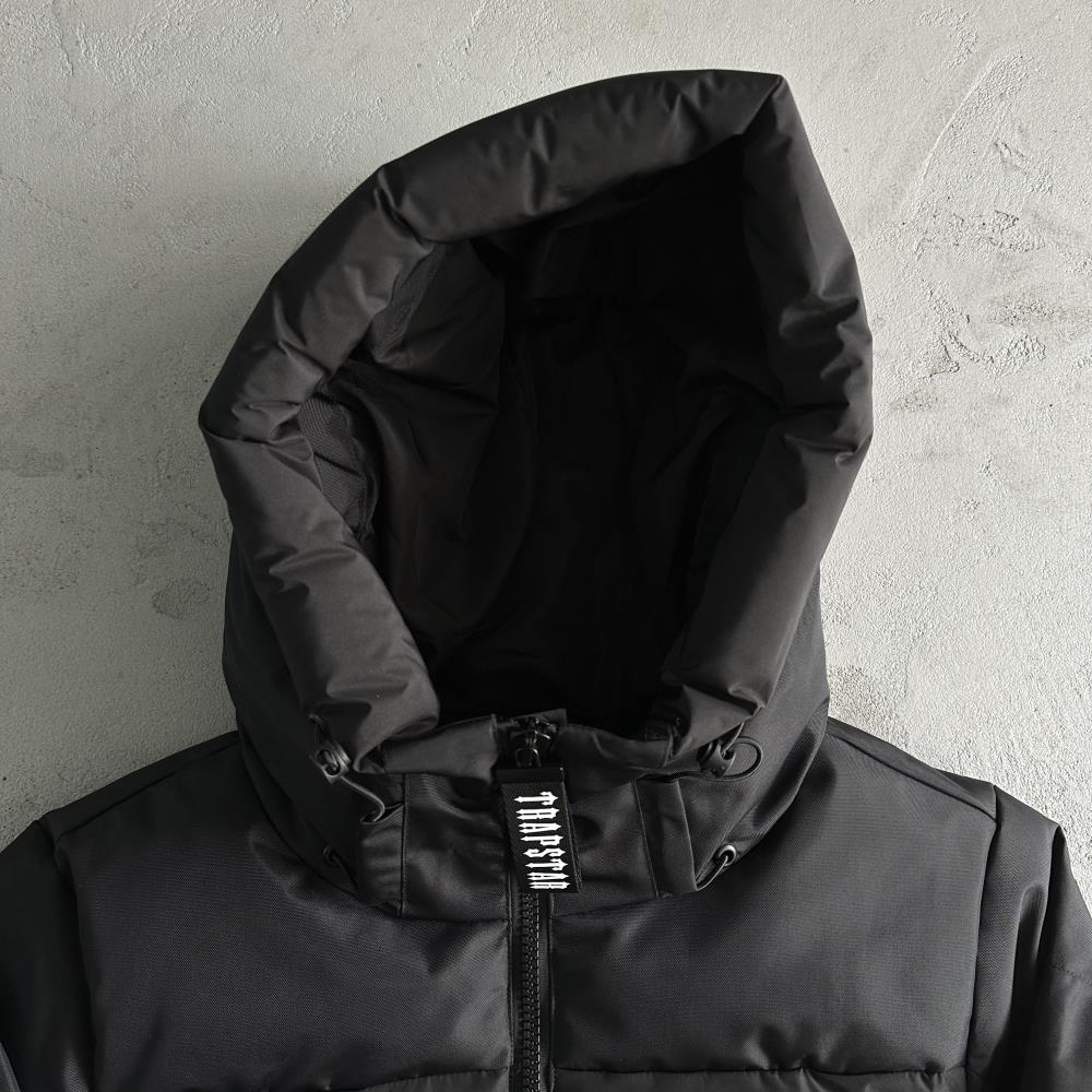TS Decoded Puffer Jacket - Black/Black
