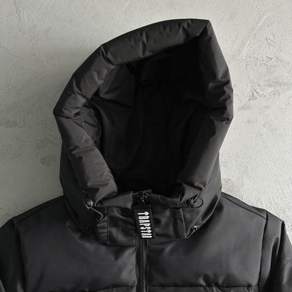 TS Decoded Puffer Jacket - Black/Black