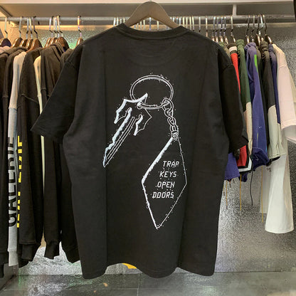 TS Keychain T-Shirt - Black/White