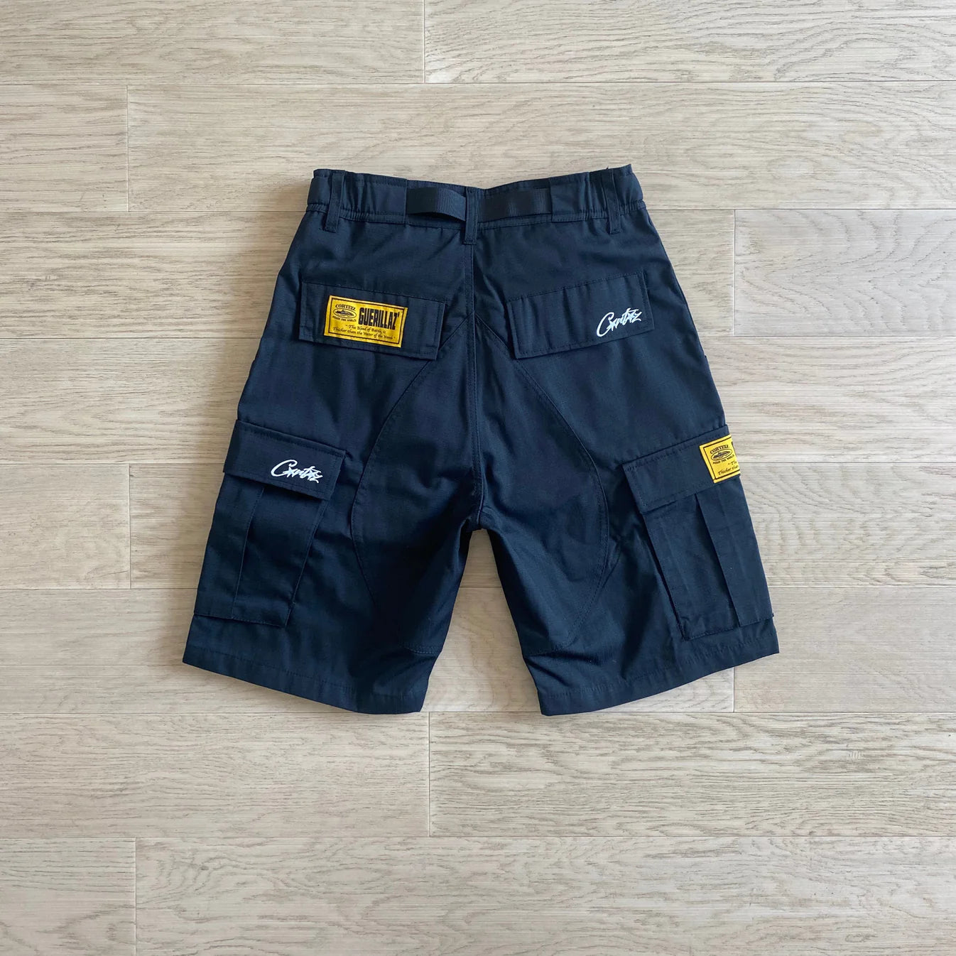 Crtez New Cargo Shorts - Black