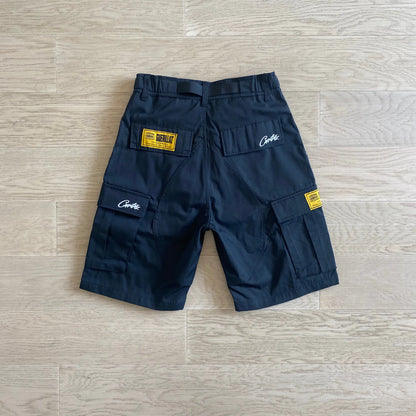 Crtez New Cargo Shorts - Black