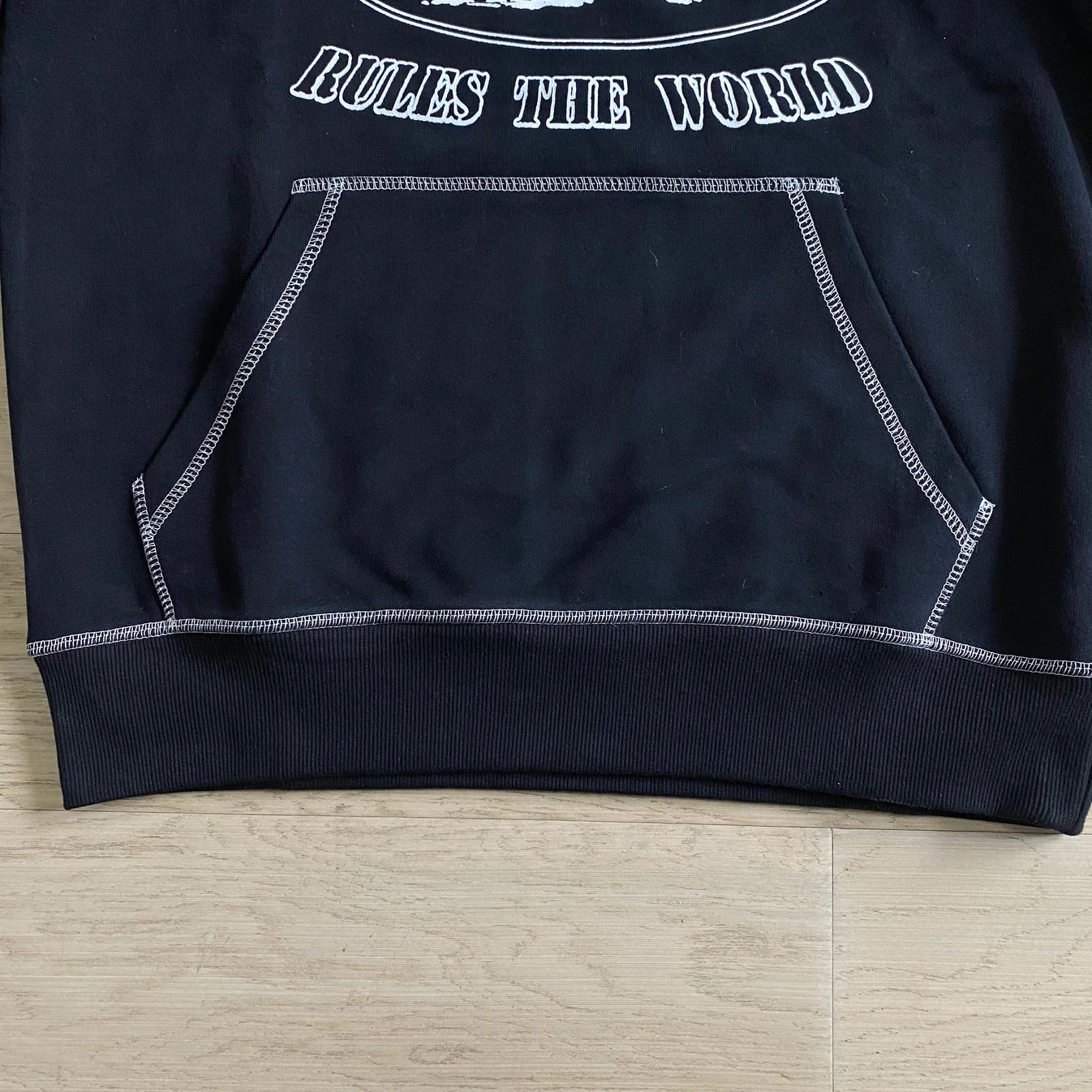 Crtez Alcatraz Hoodie - Black/White