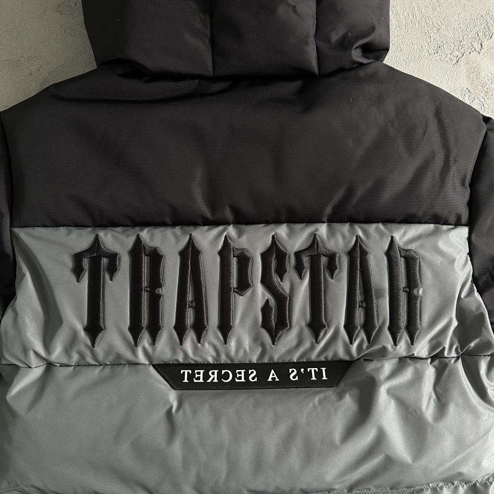 TS Decoded Puffer Jacket - Grey/Black