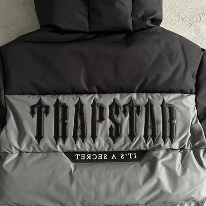 TS Decoded Puffer Jacket - Grey/Black