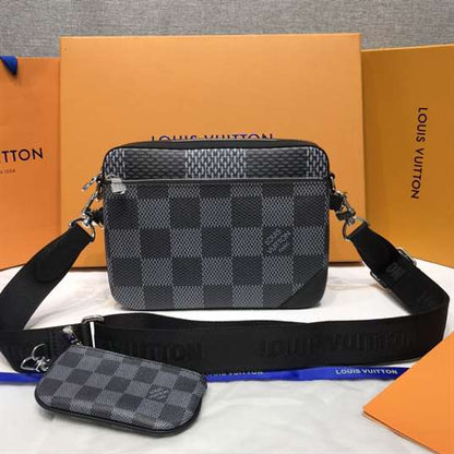 LV Trunk Sling Bag - Black