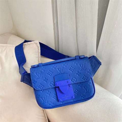 LV S Lock Sling Bag - Blue