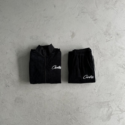 Crtez Velour Set - Black