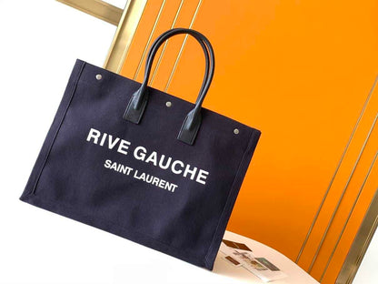 YSL Rive Gauche Tote Bag - Black