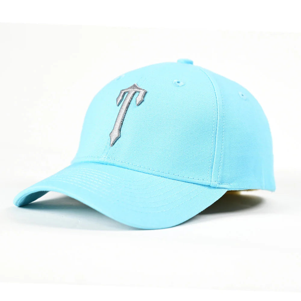 TS Baseball Hat - Baby Blue/White