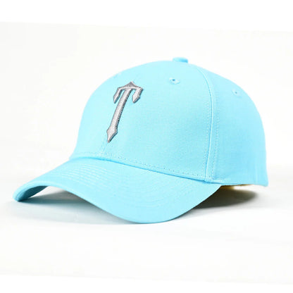 TS Baseball Hat - Baby Blue/White