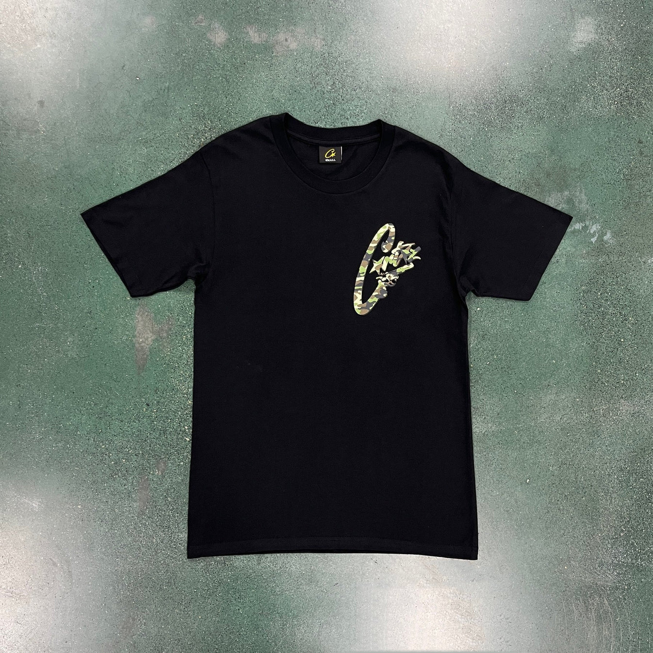 Crtez Camo Gunslinger T-Shirt - Black/White