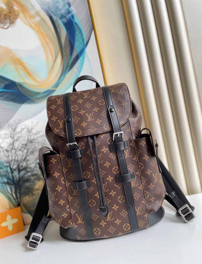 LV Christopher PM Backpack - Brown