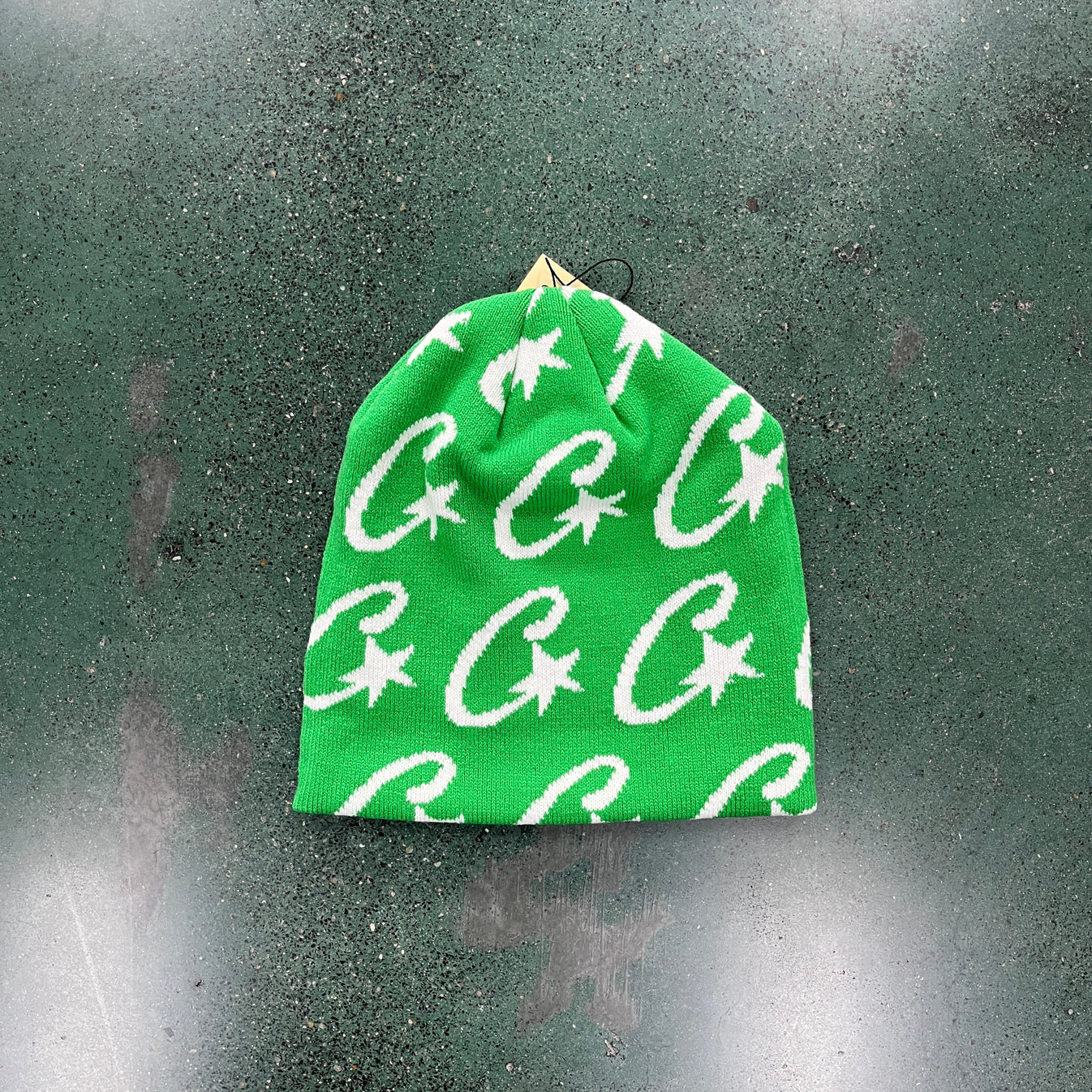 Crtez C-Starz Monogram Beanie - Green