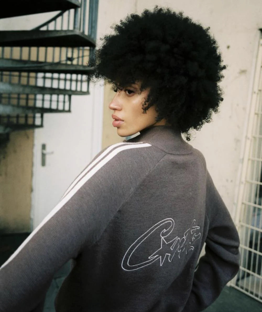 Crtez Knit Up Zip-Up Fleece - Brown