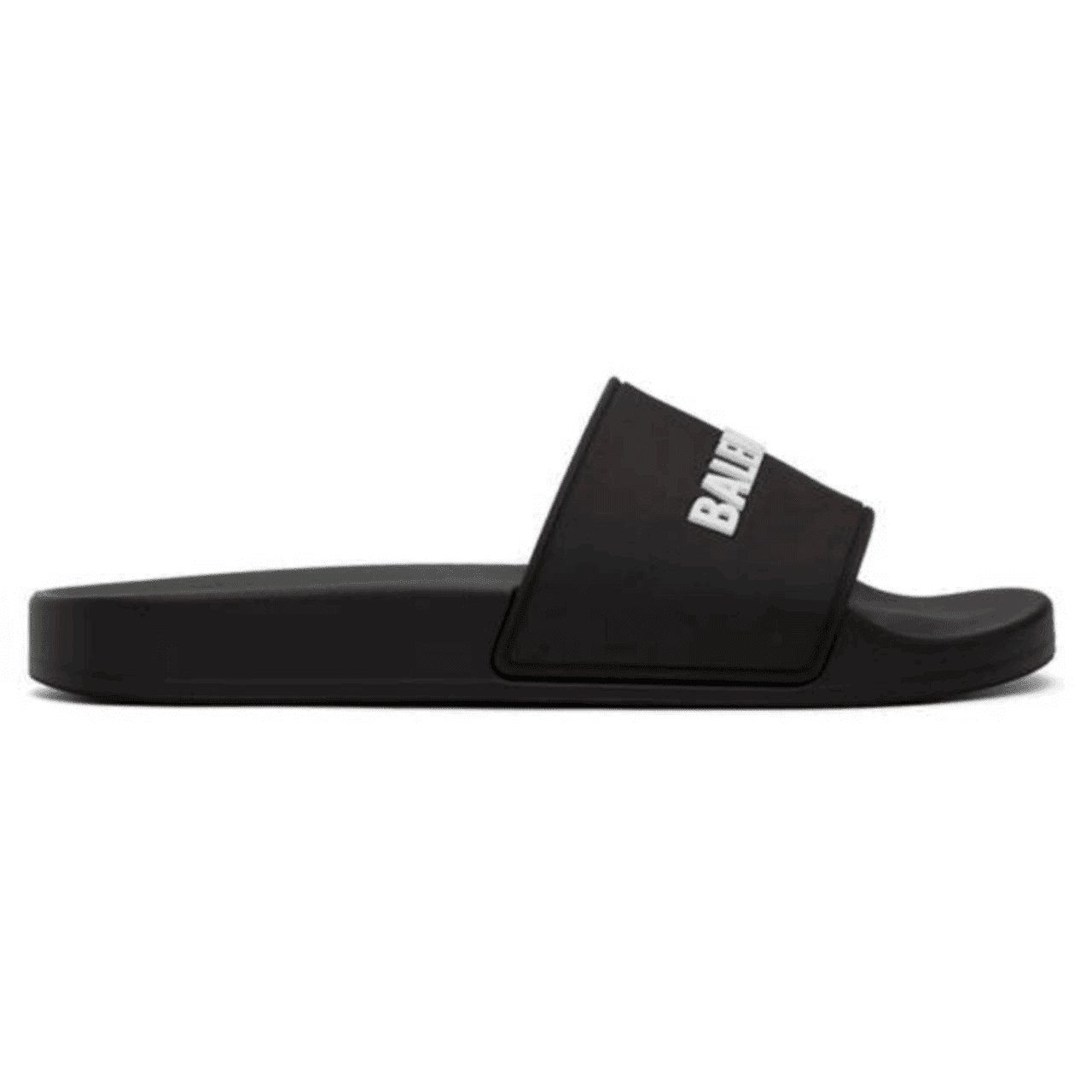 Balenciaga Pool Slide Sandals - Black