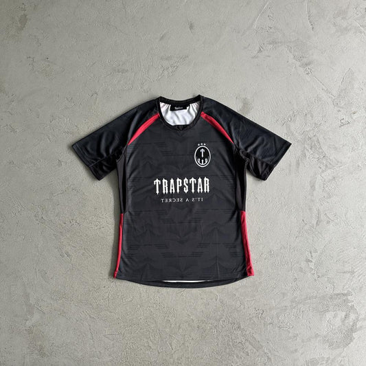 TS Football T-Shirt - Black/Red