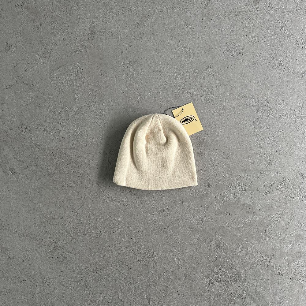 Crtez Side Embroidered Cold Hat - Beige