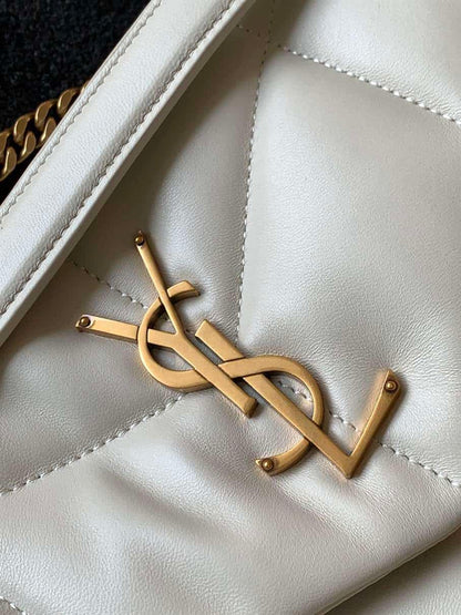 YSL Puffer Small Bag - White