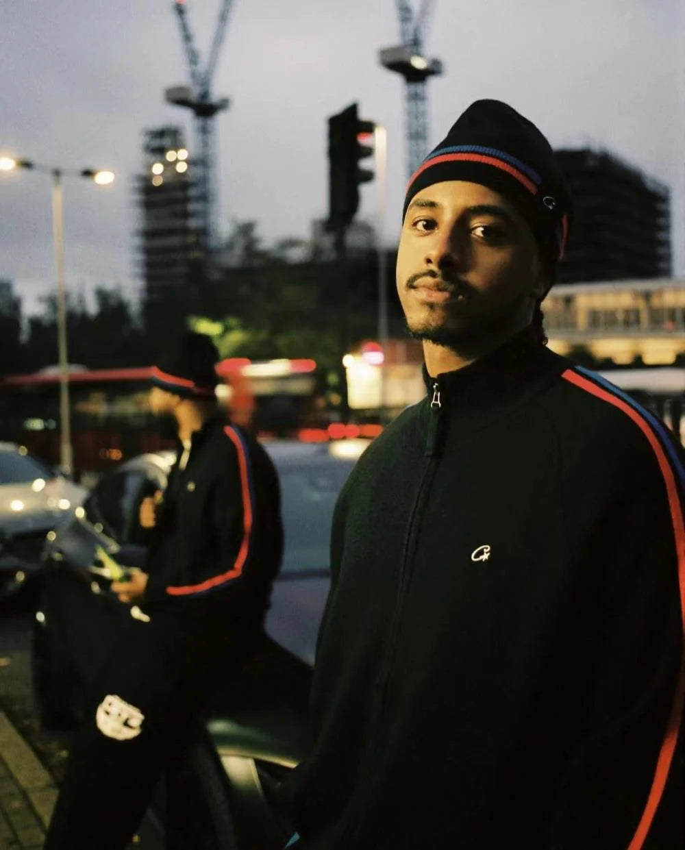 Crtez Knit Zip-Up Fleece - Black