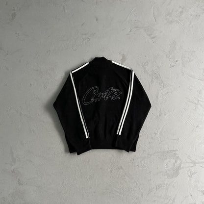 Crtez Knit Zip-Up Fleece - Black