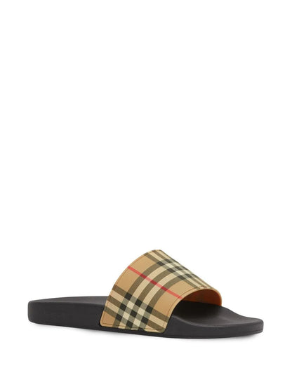 Burberry Check Slides