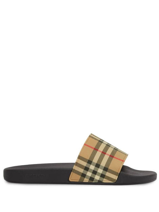 Burberry Check Slides