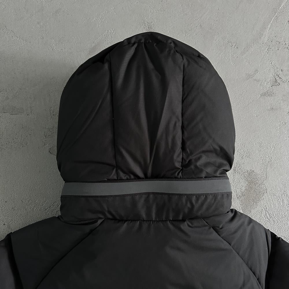 Syn Puffer Coat - Black/Black