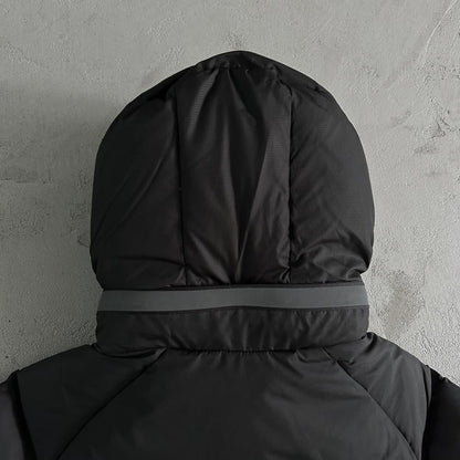 Syn Puffer Coat - Black/Black