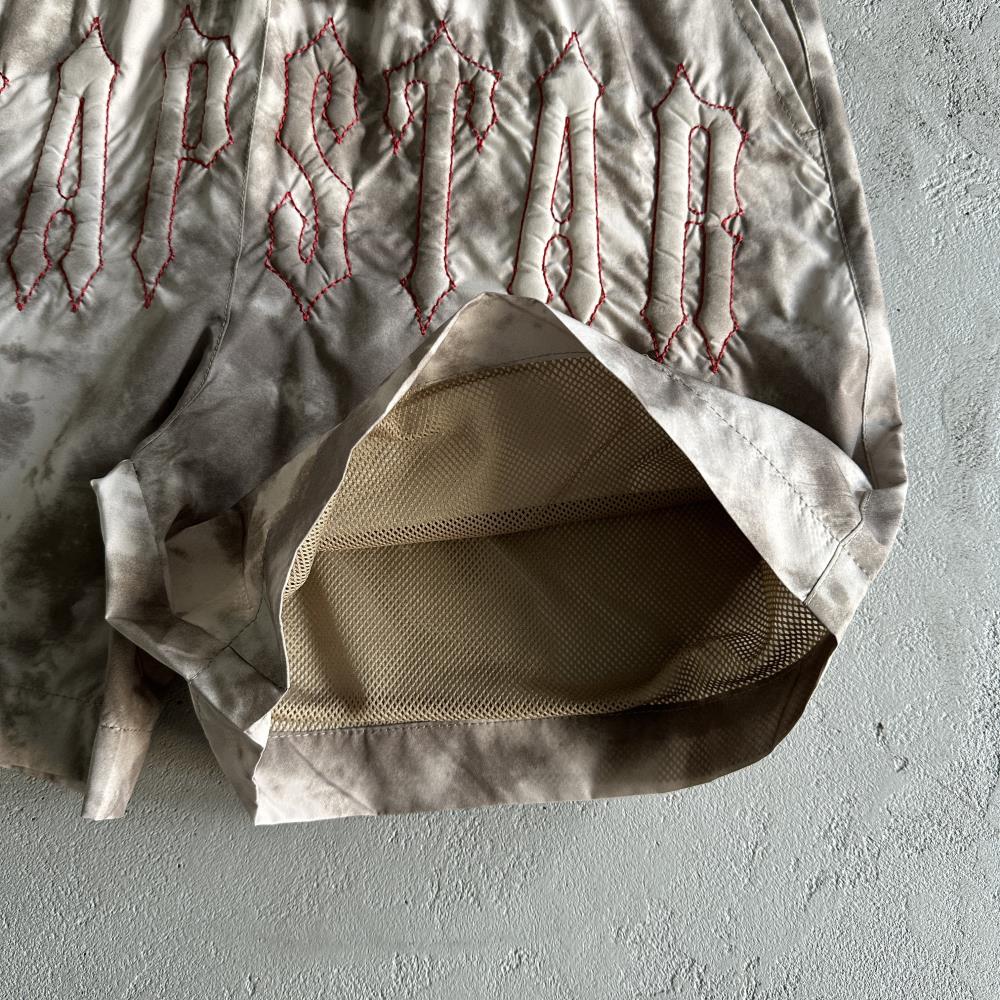TS Washed Arch Shorts - Brown