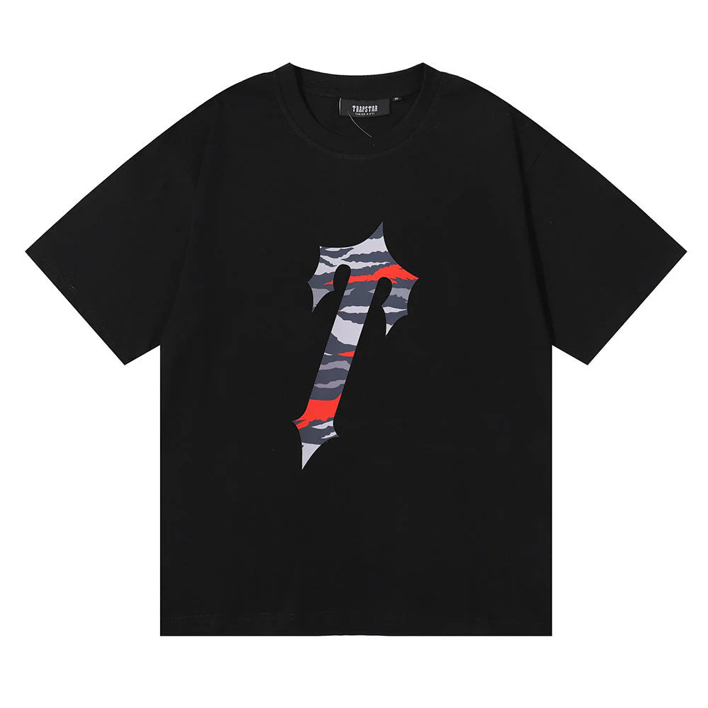 TS Irongate Camo T-Shirt - Black/White