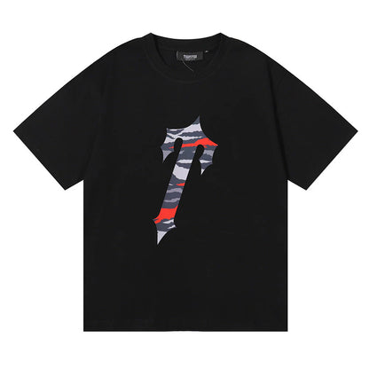 TS Irongate Camo T-Shirt - Black/White