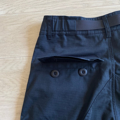 Crtez Island Cargo Pants - Black/Red